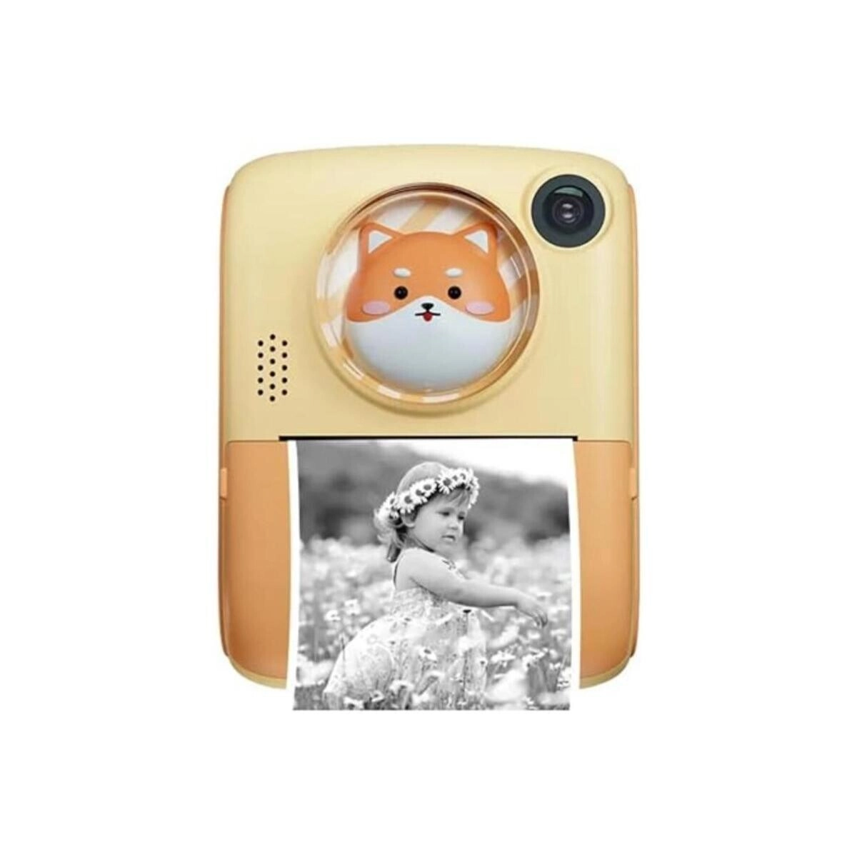 Dual-lens instant print kids camera