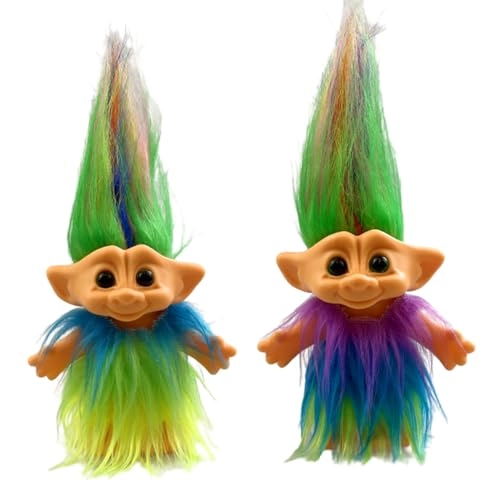 Yintlilocn Troll Doll - Retro Vintage Chromatic Pack