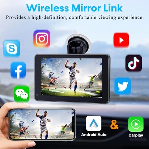 Wireless Apple Carplay Screen - 7 Inches