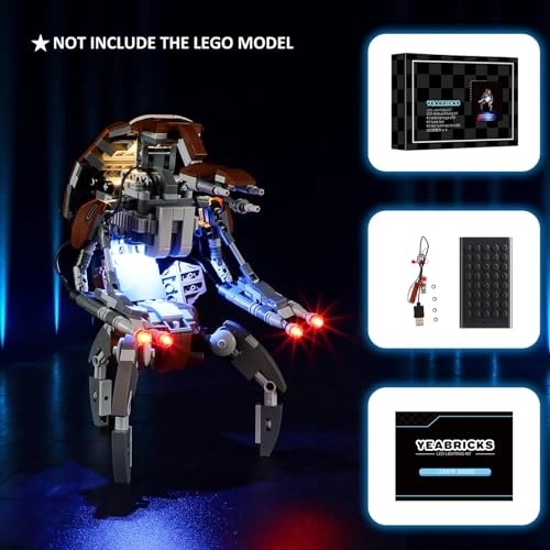 LED Light for 75381 Star Wars Droideka - 1pcs