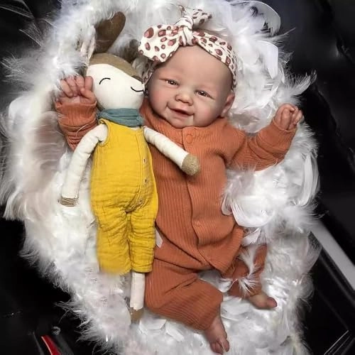 Vivienne Reborn Baby Doll - 19 inch Full body vinyl Ages 3+