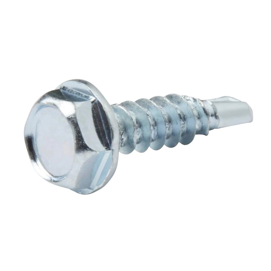 Zinc-Plated Carbon Steel Drilling Hex Screw Pack 4.2mm 16mm