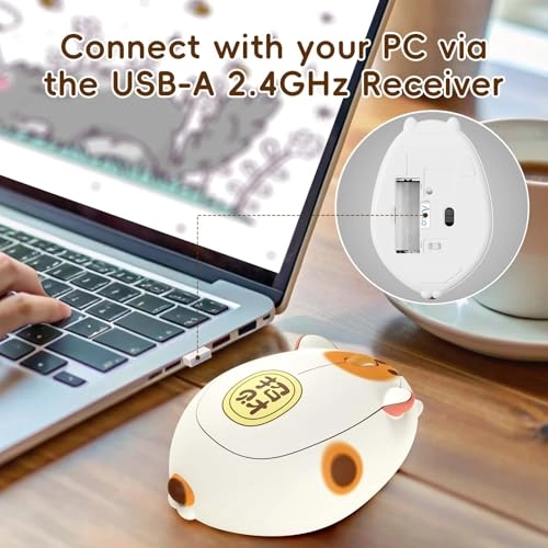 Cat Theme Gaming Mouse - USB