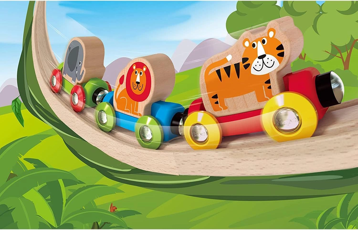Jungle Journey Train - 18 Months Six-piece