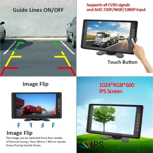 Mirror Monitor - 9 Inch