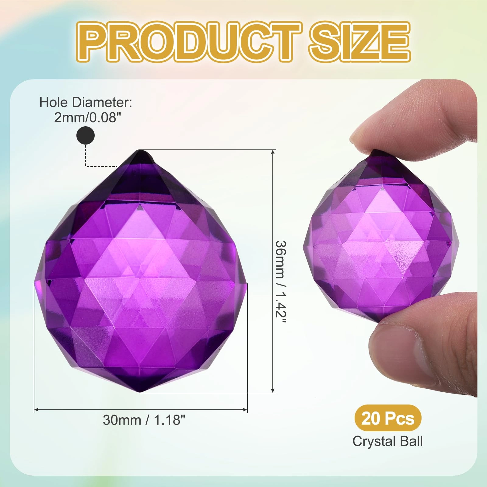 Crystal Ball Prism - K9 Crystal