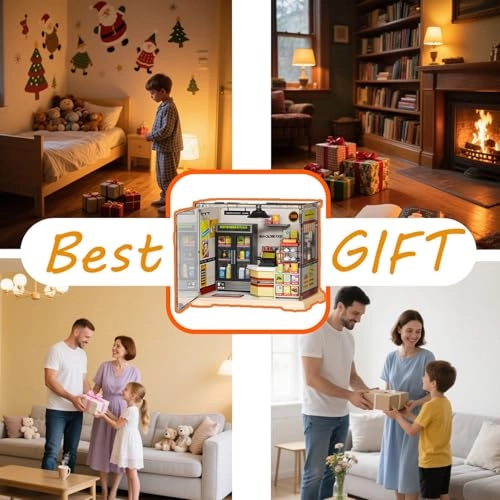 Super Creator Mini Series Convenience Store - DIY Plastic Miniature Kits Mini Model House