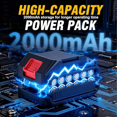 Cordless Brushless Power Drill - 4000 Milliamp Hours