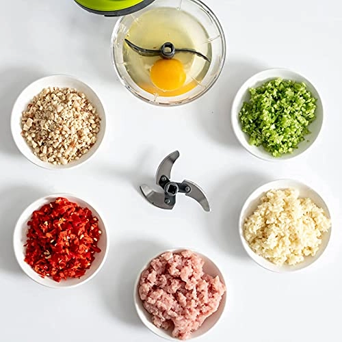 Multi-Function Food Pull Chopper - String Corded Stainless Steel