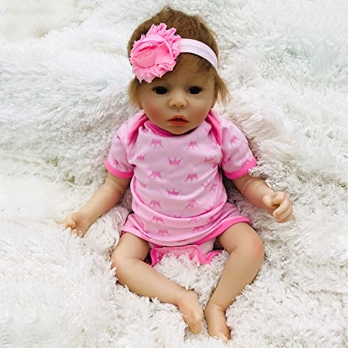 Reborn Baby Doll - 18 Inch 45cm Soft Vinyl Girl