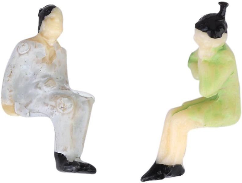 Seated People Passangers Figures - 24pcs HO Scale 1:87