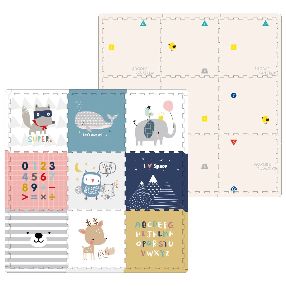 Foldable & Reversible Playmat - Best Friend 6 months
