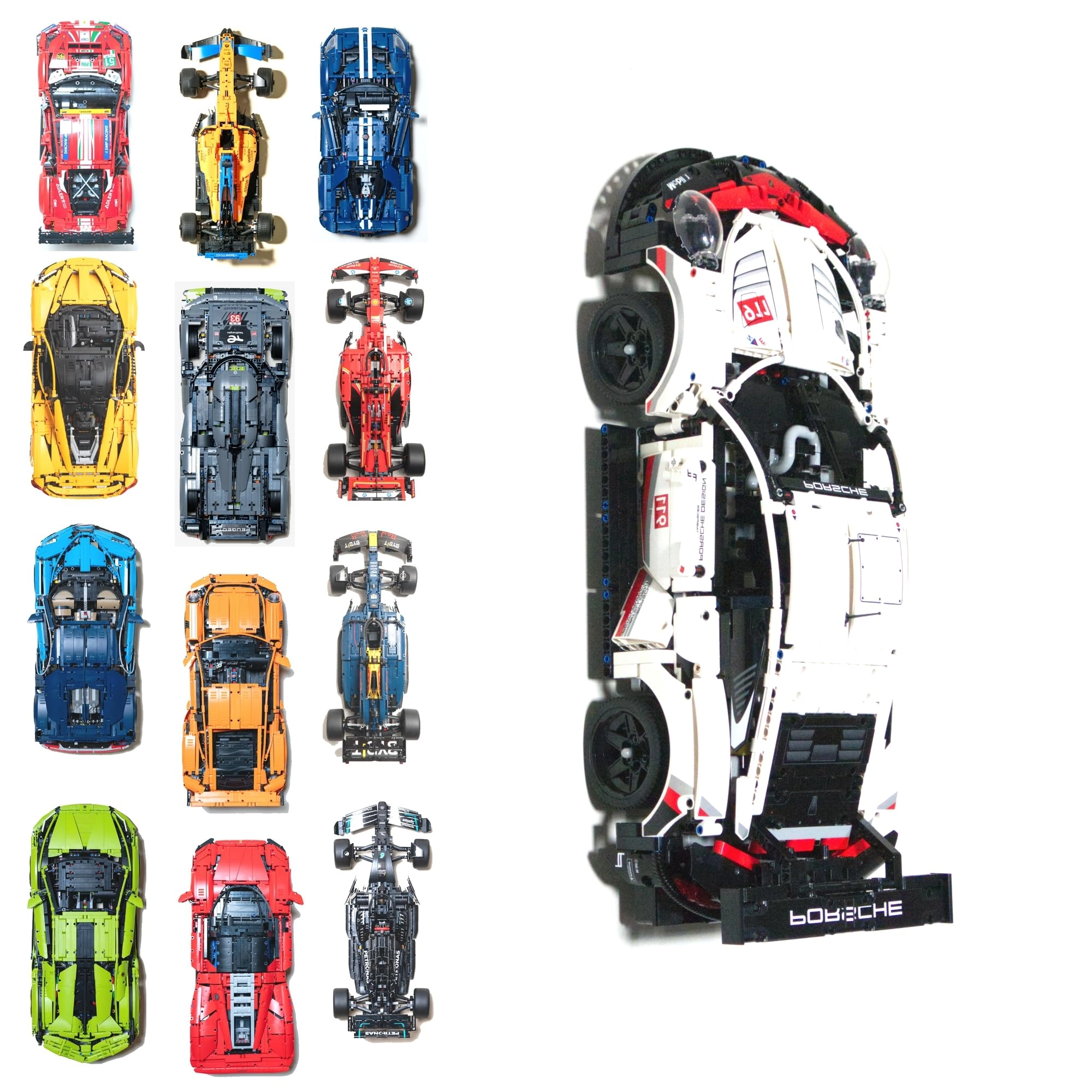 Wall Mount Compatible for Lego - Made in France Plastic