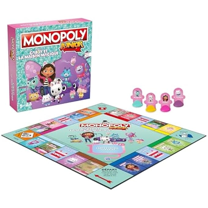 Monopoly Junior: Gabby and the Magic House (Gabby's Dollhouse) (French)