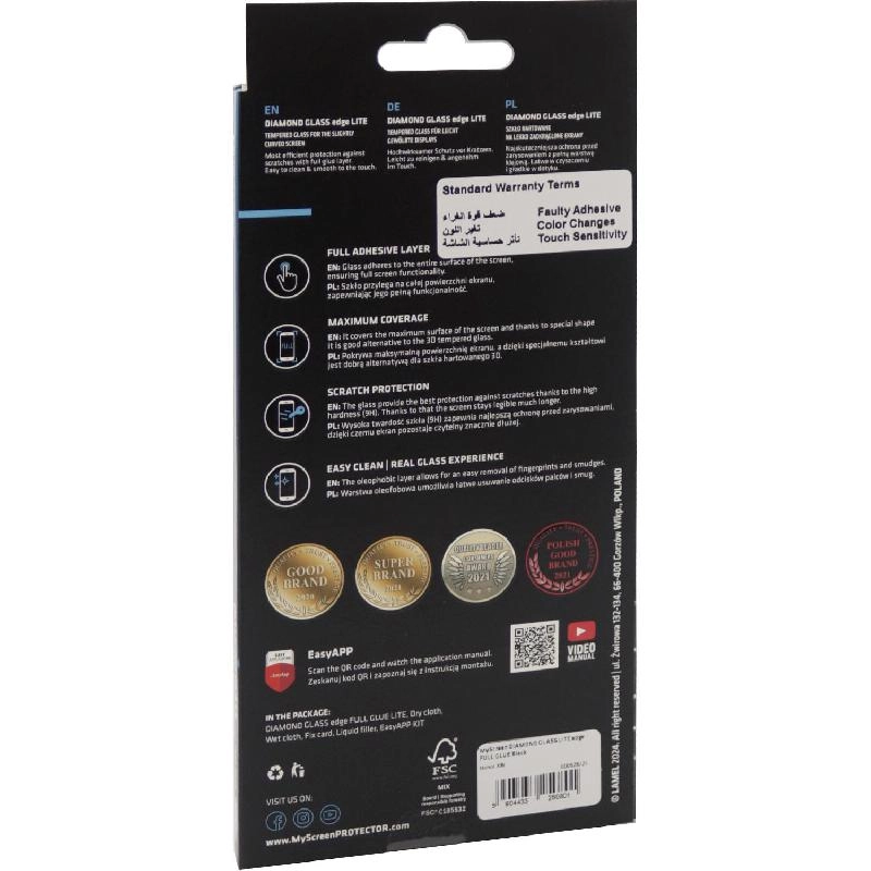 Diamond Glass Screen Protector for Xiaomi Redmi Note 13 4G