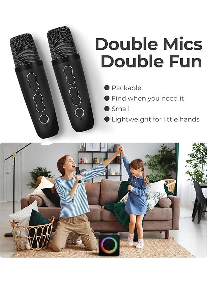 SD-508 - Mini Karaoke Bluetooth Speaker LED Lights Built-In Microphone