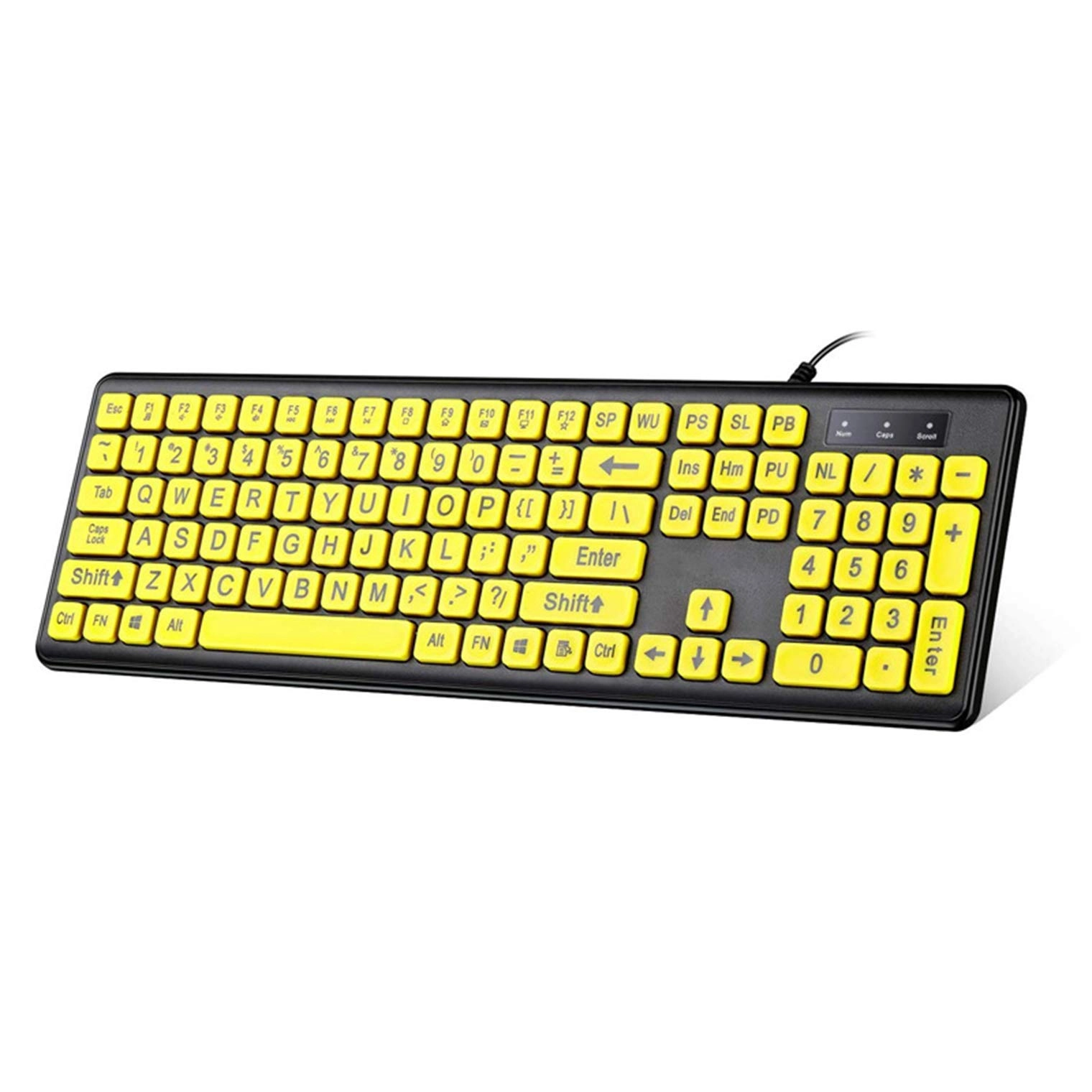 Large Print Keyboard - US Wired
