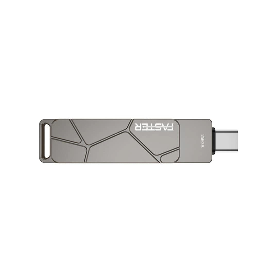Faster Dual OTG USB Type-C Flash Drive - USB 3.1 256GB