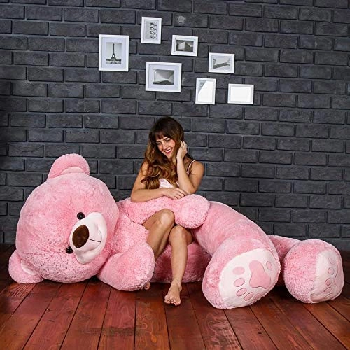 vaishno Teddy bear - 7 Feet Pink