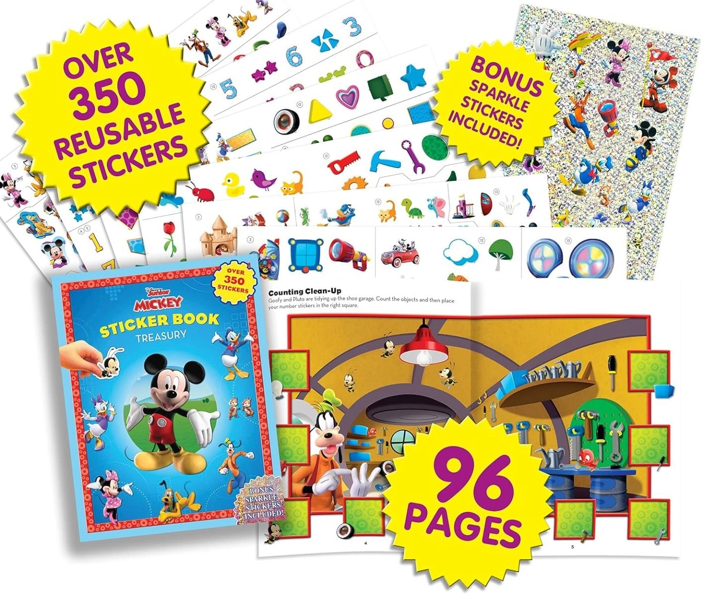 Mickey Mouse Clubhouse Sticker Book Treasury 350 pcs