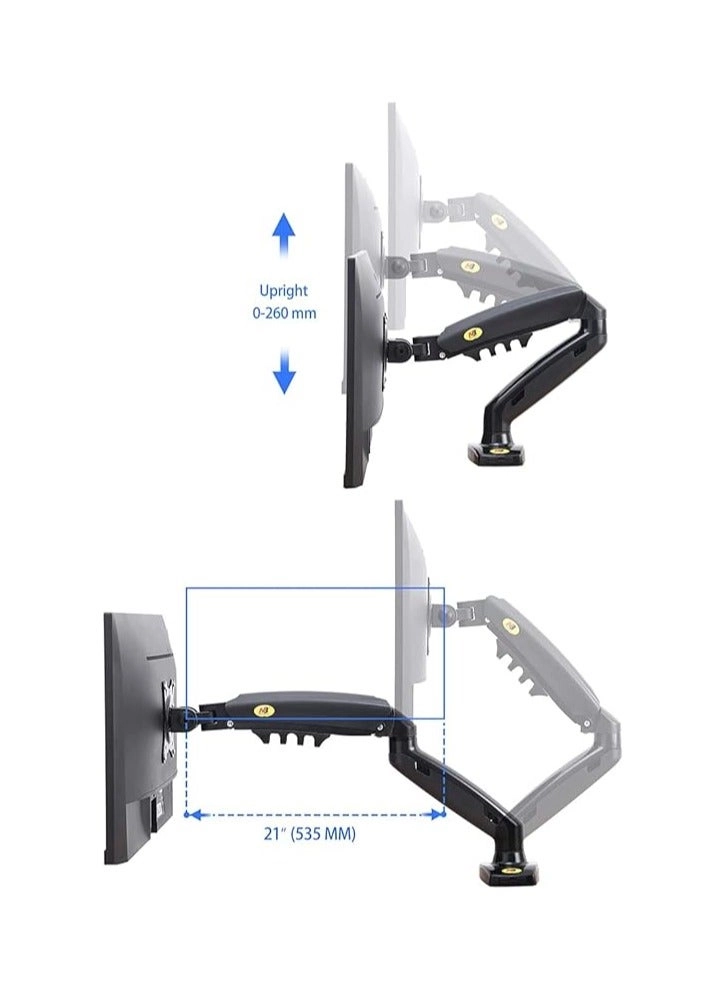 Monitor Desk Mount Stand - 17in-30in