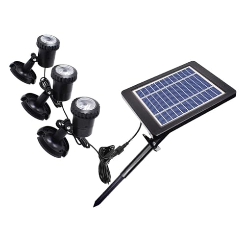 Moreliann6ilp1ucvf-WW - Solar Powered Underwater 2 Light Modes Kit