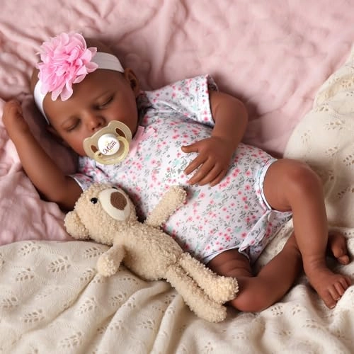 Mia Reborn Baby Doll - 17-Inch Vinyl Ages 3+ Set