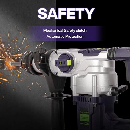 Rotary Hammer Drill - 2Pcs 4.0Ah