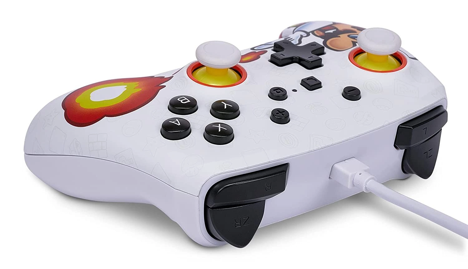 Enhanced Wired Controller - Fireball Mario Switch