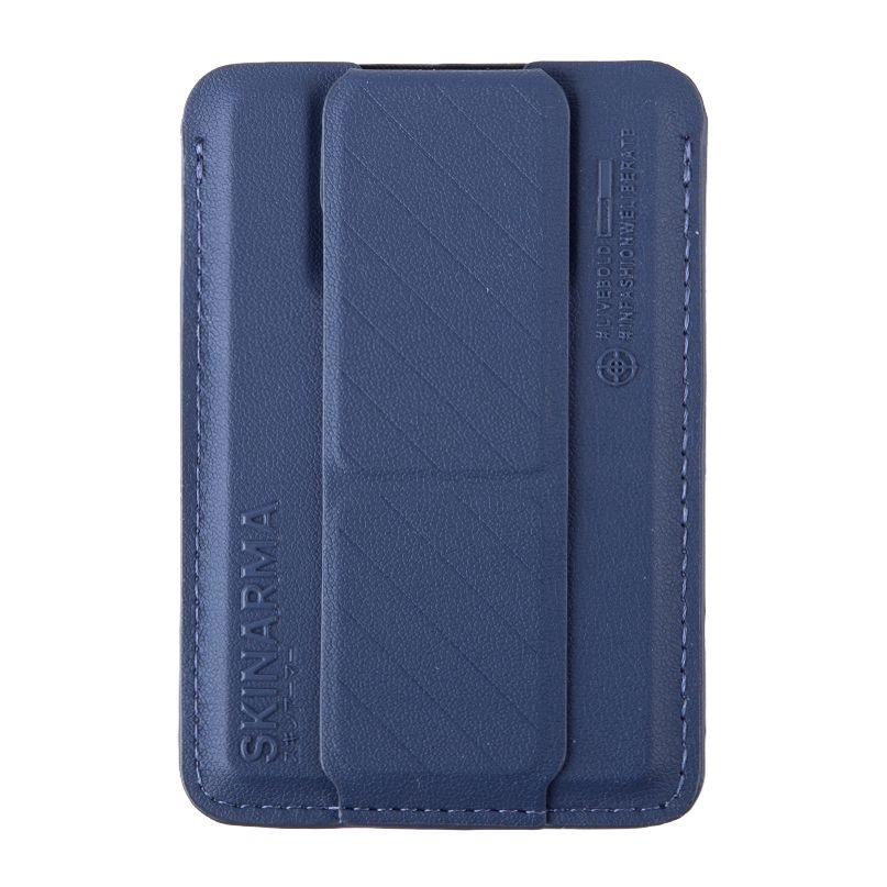 Uniq Mag-Charge Card Holder With Grip Stand - Magnetic Holds 2 Cards