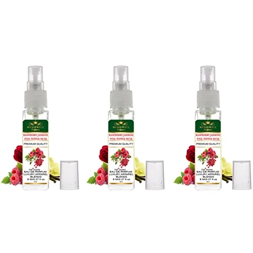 Raspberry Jasmine Pine Pepper Musk Eau de Parfum 24ml Pack