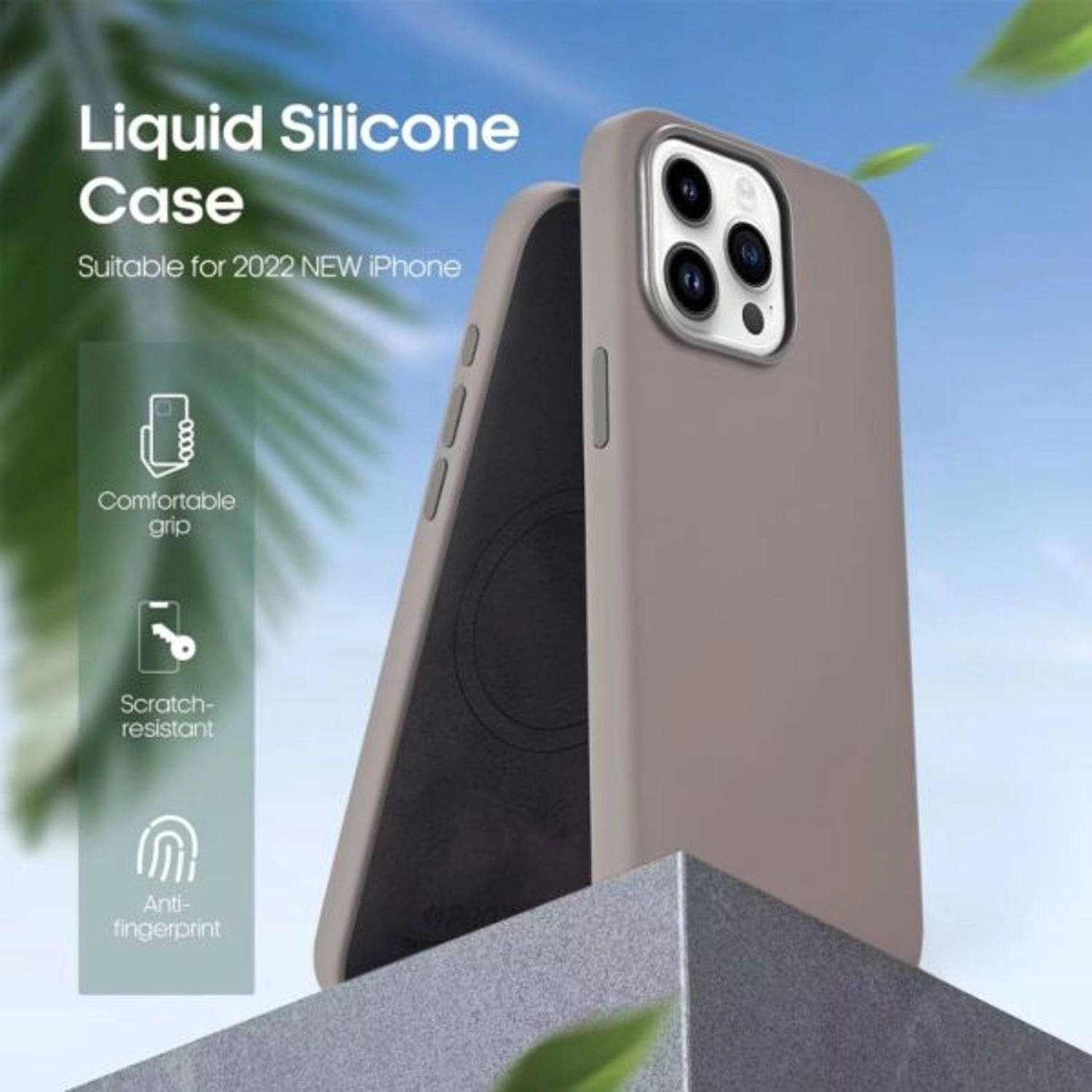 Silicone Case with MagSafe for iPhone 15 Pro Max