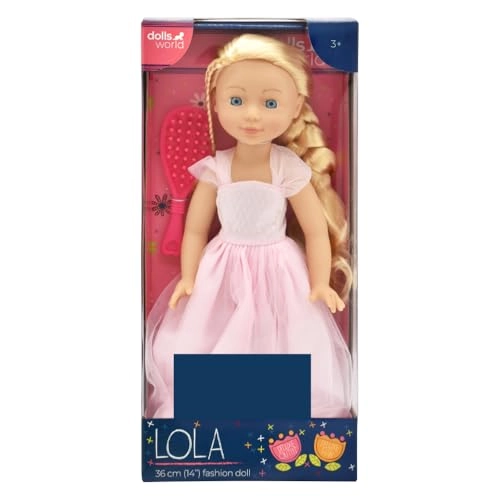 Lola Fashion Doll - 14 inch Moving Arms and Legs Ages 18 months+