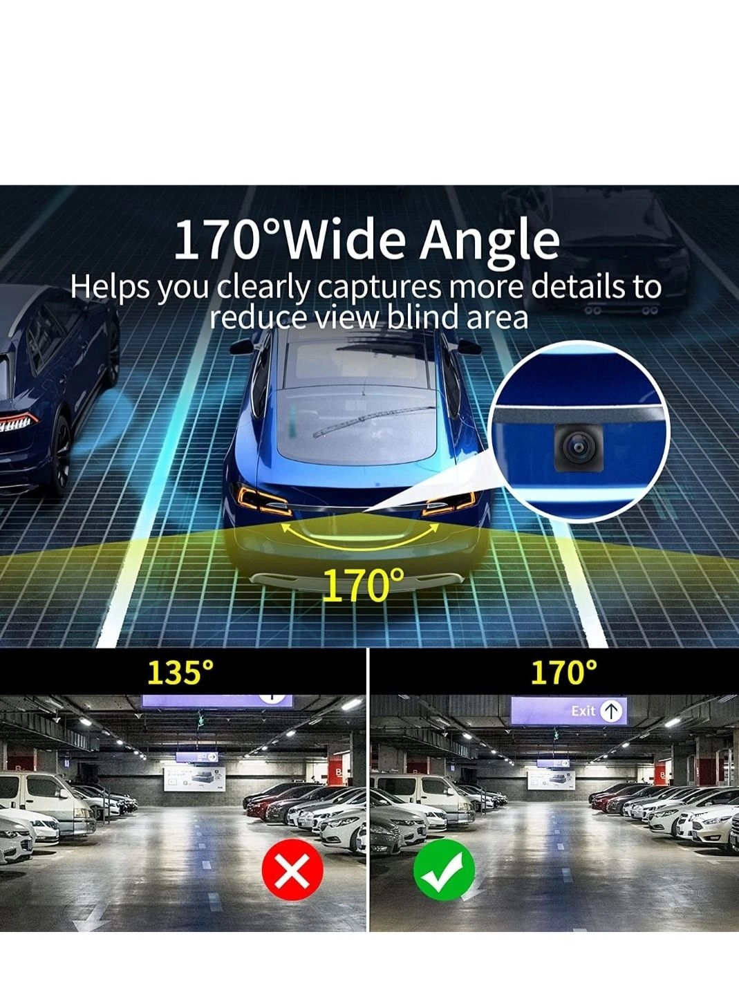 Reversing Backup Camera - Night vision AHD and CVBS 720P