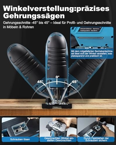 Cordless Jigsaw - 750 watts