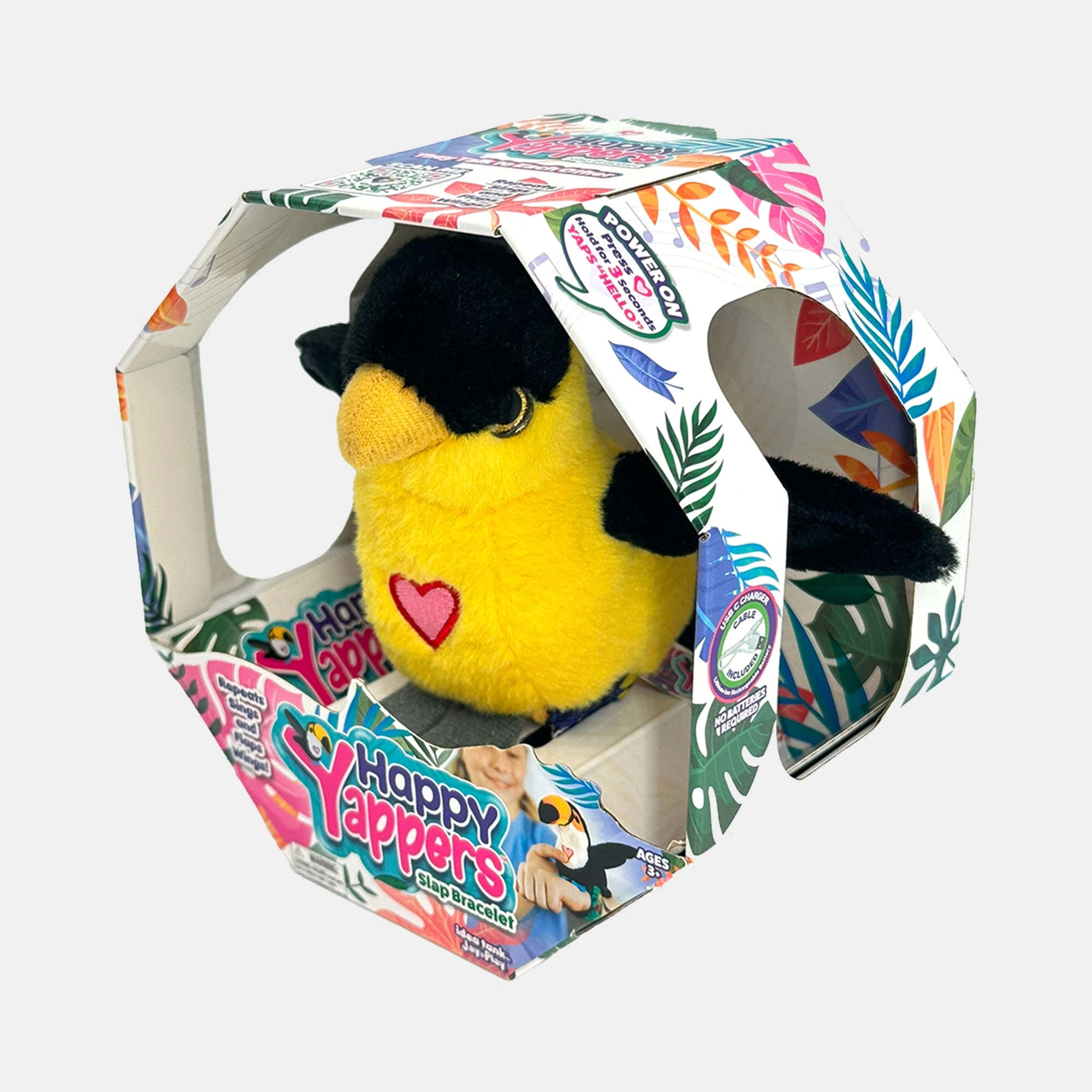 Oriole Talking Birds 14 cm Plush - Sound effects
