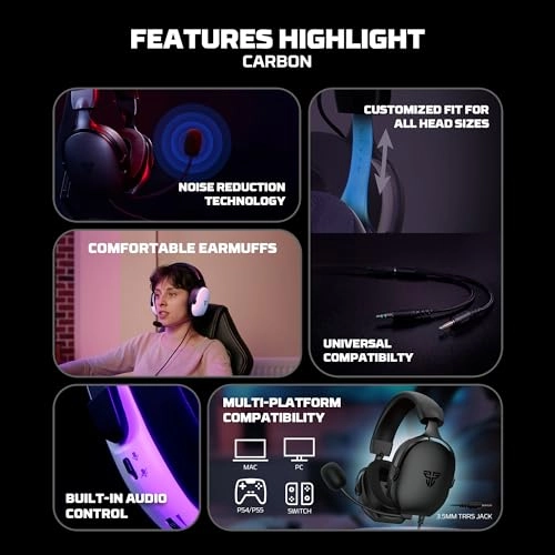 MH92 Carbon Wired Headset