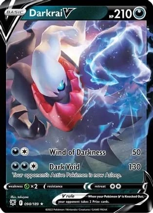 Pokemon USA, Inc. Darkrai V - 098/189