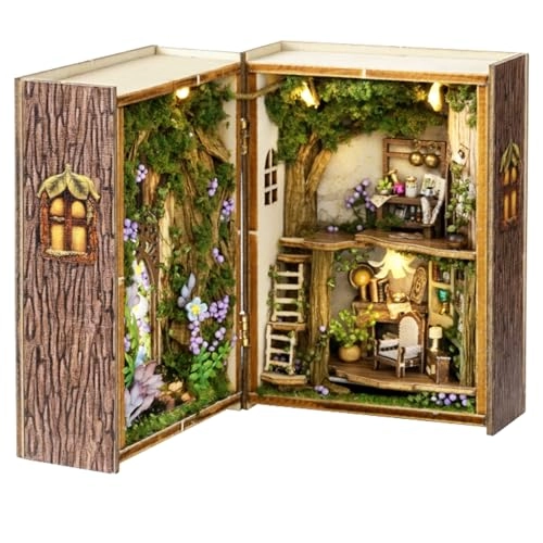 DIY Miniature Dollhouse Kit - Happy Manor 1:100