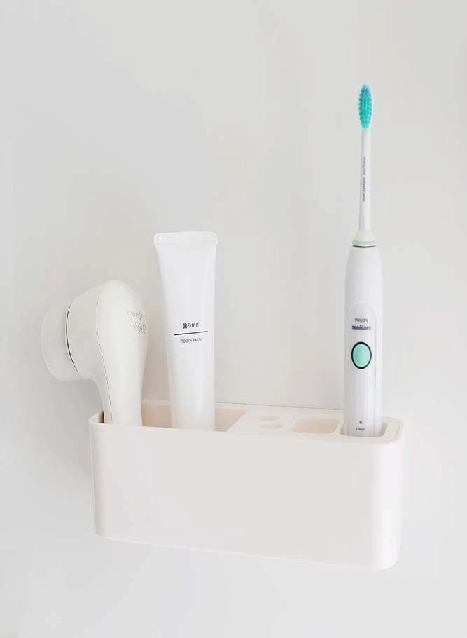 Wall-Mounted Electric Toothbrush Holder - 2pcs Auto Lock & Gravity Release