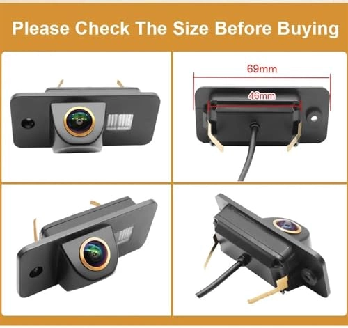 Car Backup Camera - Night vision 6M video cable 720x540