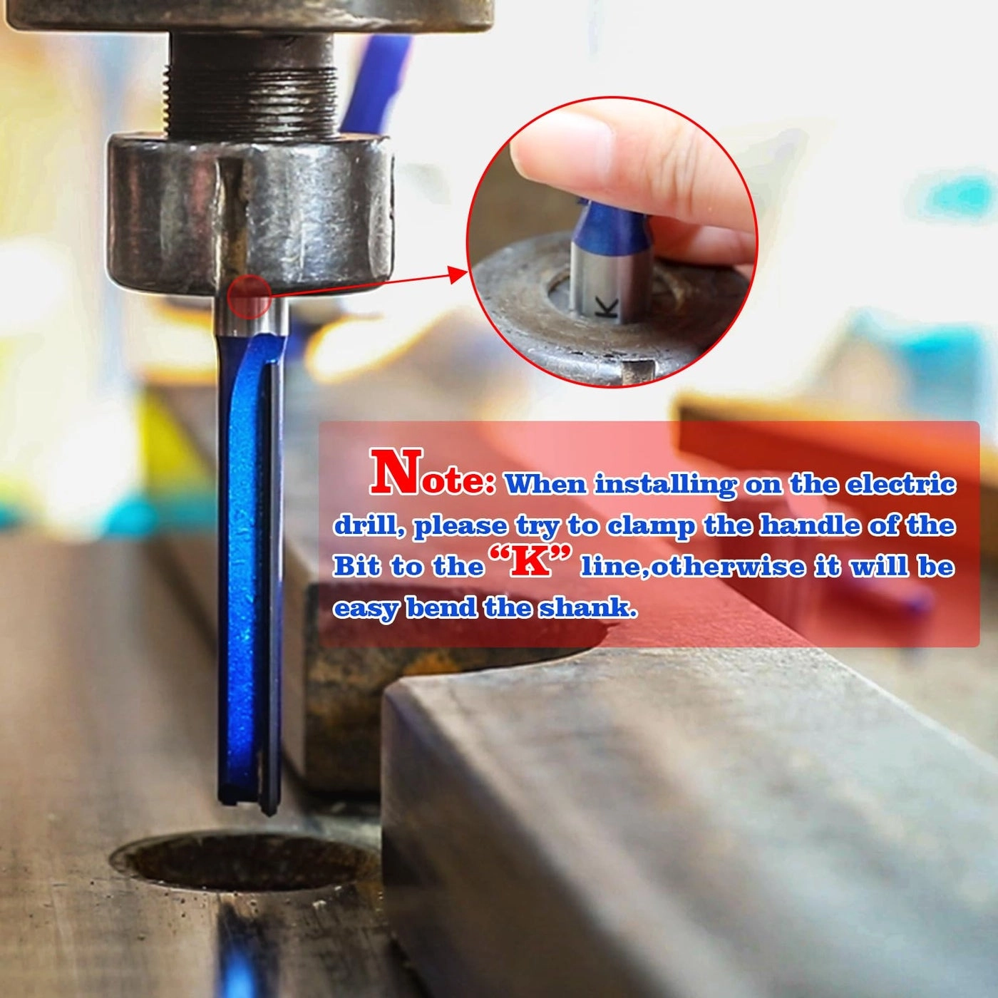 Straight Router Bit Set - 1/2" 1/2 Shank 3Pcs