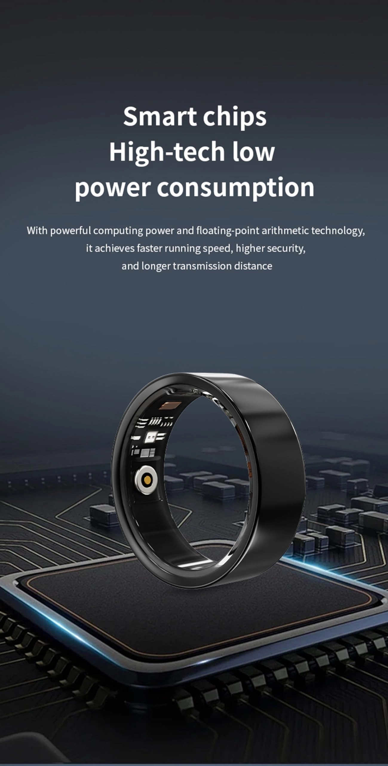 Smart Ring - Bluetooth Health Tracker
