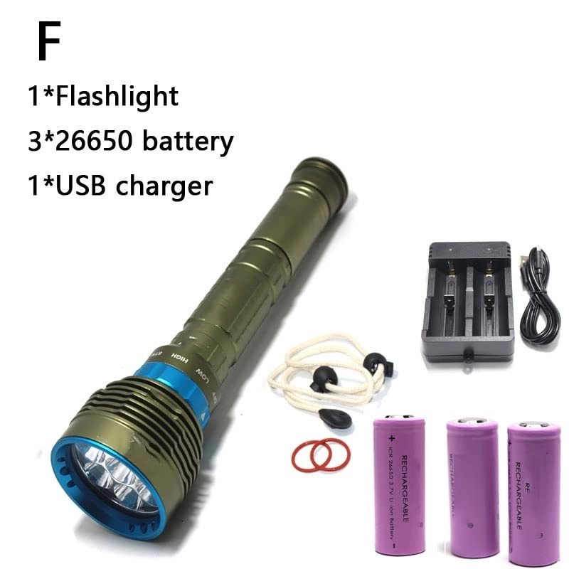 Submersible Light - 7x L2 LED 200M 8000 Lumens
