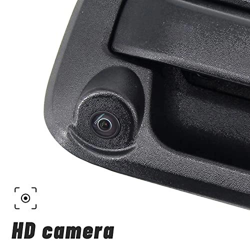Rear View Backup Tailgate Handle and Reverse Parking Camera - starlight night vision RCA