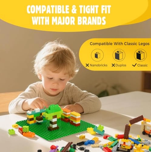Classic Baseplates - 25x25cm 6 pcs