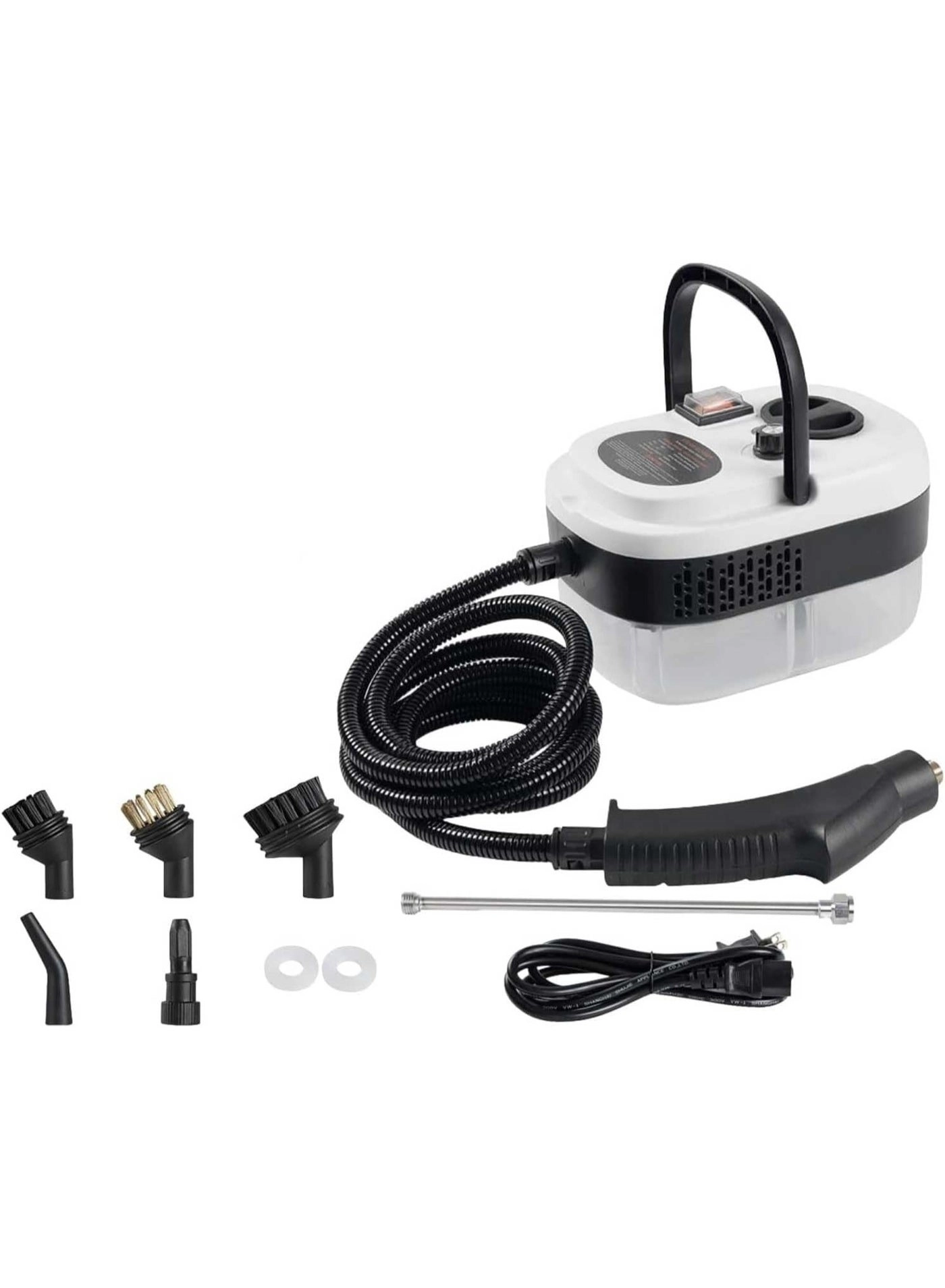 High-Pressure Steam Cleaner - Multi-Purpose Multiple Brush Attachments
