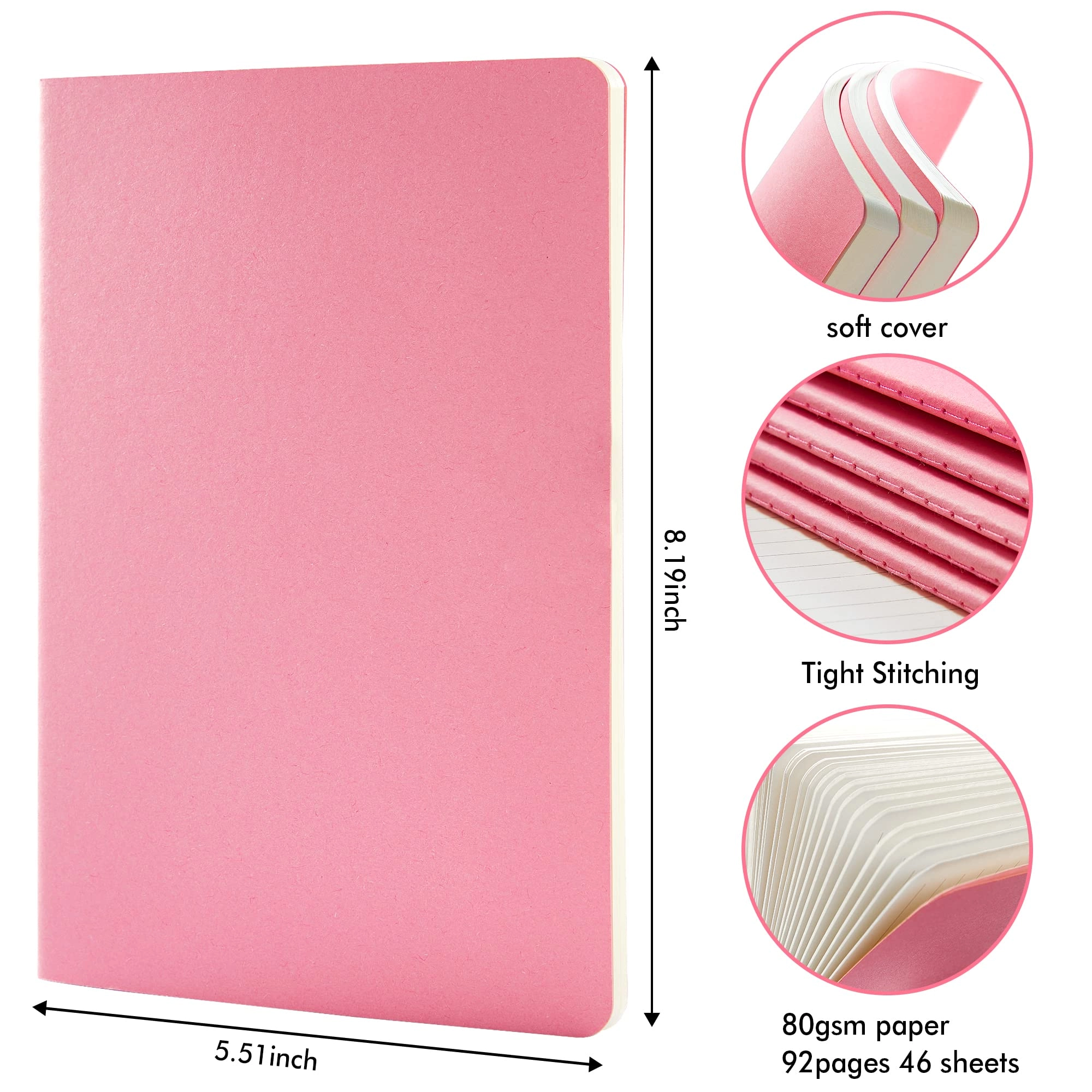 Soft Cover Notebooks A5 Softcover - Blank 46 Sheets