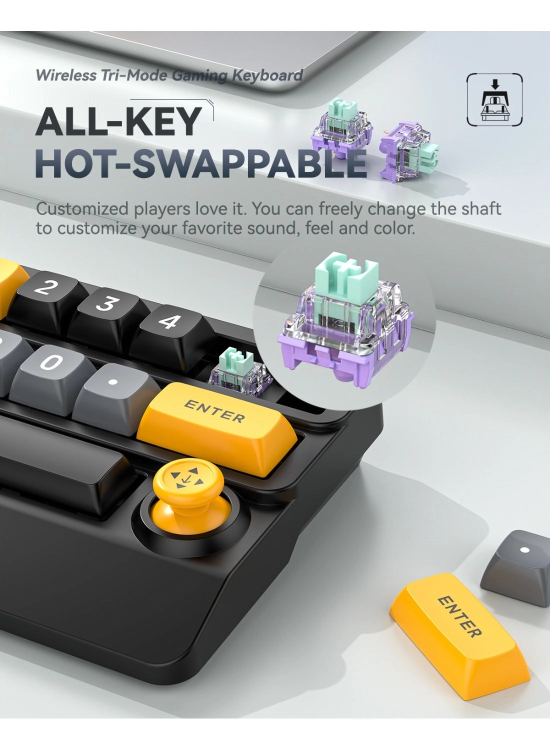 Fashionable Business Office Tablet Keyboard - Wireless