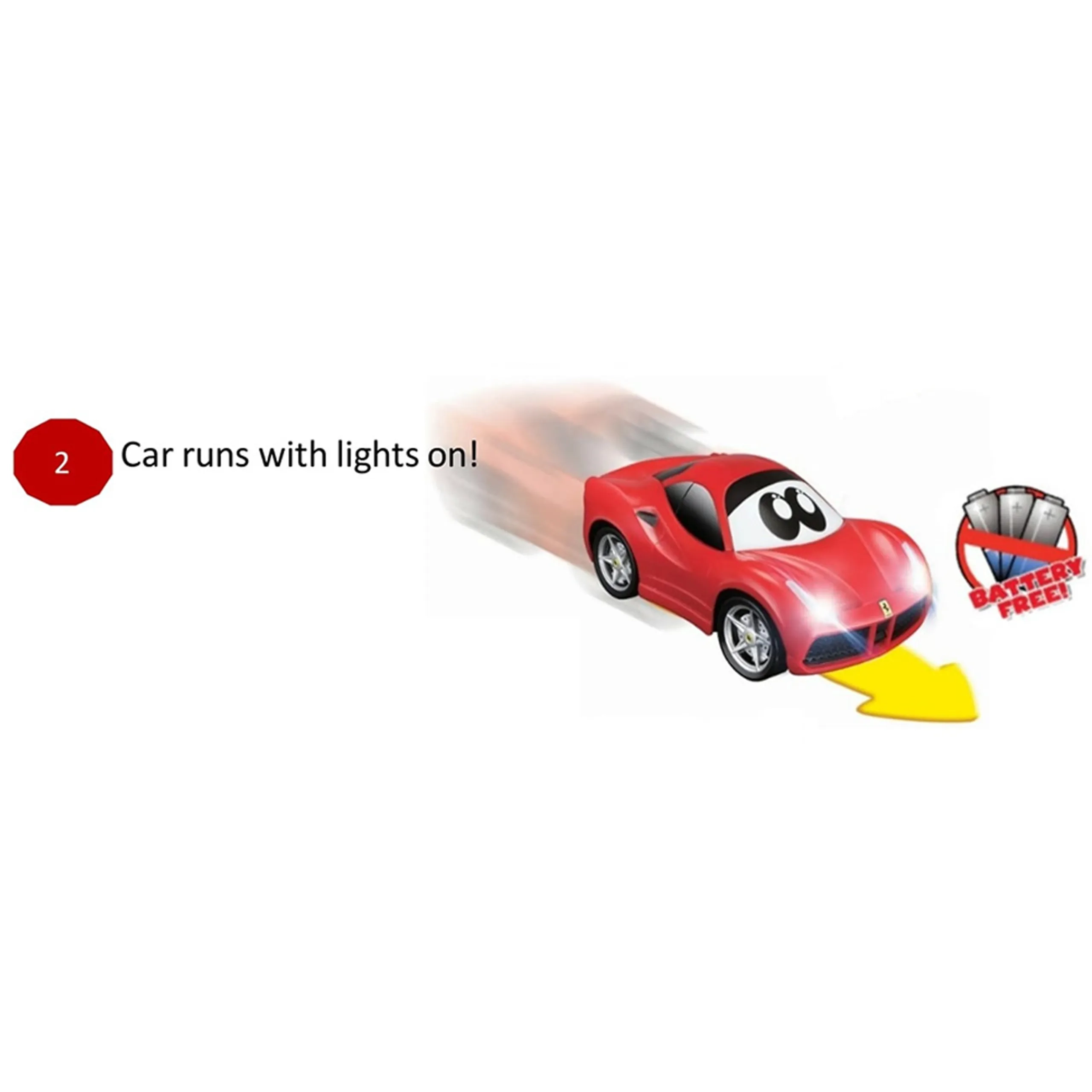 Ferrari 488 GTB - Light & Sound Red